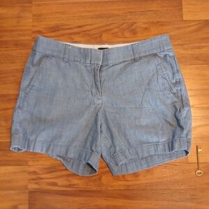 J. Crew Light Blue Women's Size 6 Bermuda Shorts